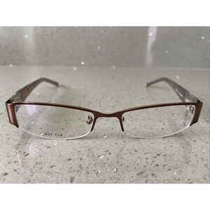Spectrum Eyeglasses Frames Only 51-18-135 514 C18 Japan Design half rim READ